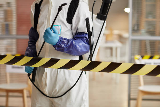 Professional Biohazard Cleanup technician working in Weston, WI